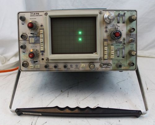 Tektronix 475 200 MHz 2 Channel Oscilloscope Parts Unit AS-IS