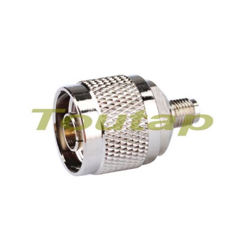 2pcs n male to rp-sma female jack both male center straight rf connector adapter for sale