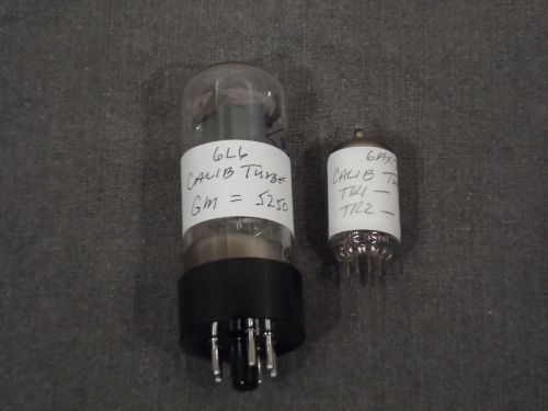 Hickok tube tester calibration tubes, 6l6 and 12ax7 variant (6ax7) for sale