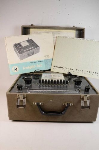 VINTAGE KNIGHT 600A TUBE TESTER - WORKS GREAT