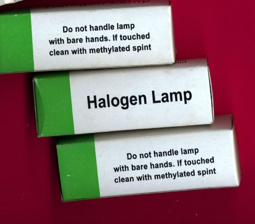 halogen JCD 130v 200w 130 volt 200 watt bi-pin lamp lot of 3 NEW light bulbs
