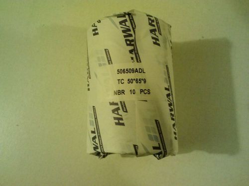 New Harwal 506509ADL Metric Oil Shaft Seal Quanity of 10 50mm x 65mm x 9mm