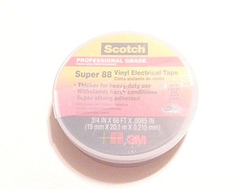 Super 88 scotch vinyl electrical tape professional grade  - black (2) for sale