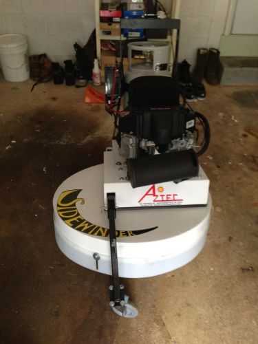propane floor stripping machine  by aztec (sidewinder 30 inch) floor striping