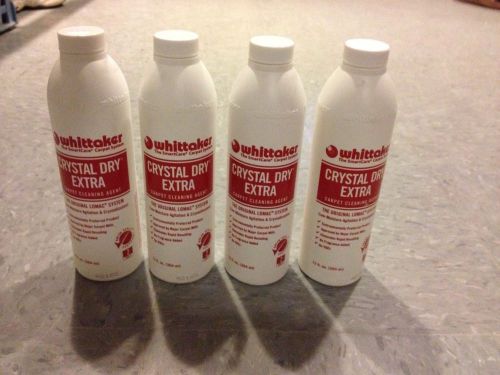 4 PACK WHITTAKER SMARTCARE CRYSTAL DRY EXTRA CARPET CLEANING AGENT LOMAC
