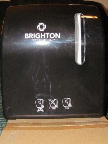 NEW Brighton Professional Hard Roll Paper Towel Dispenser 41174- Auto Cut- Black