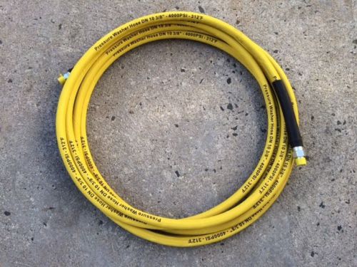 26ft 3/8&#034; 4000psi yellow non-marking pressure washer hose for sale