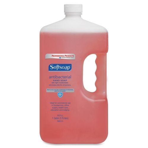 Carton of 4 softsoap antibacterial hand soap  -gallon  - orange for sale