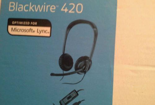 Plantronics Blackwire 420 Black Headsets