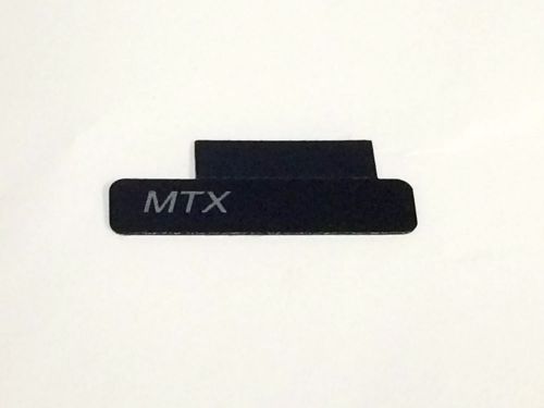 Motorola MTX Front Label Escutcheon Model 335183R94 *OEM*