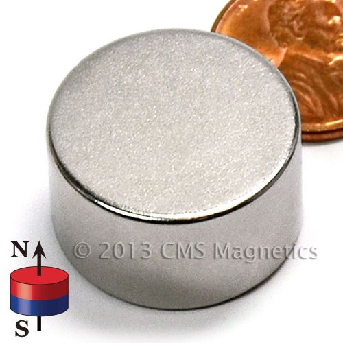 Grade n42 neodymium magnets dia 7/8x1/2&#034; ndfeb rare earth strong 100-count for sale