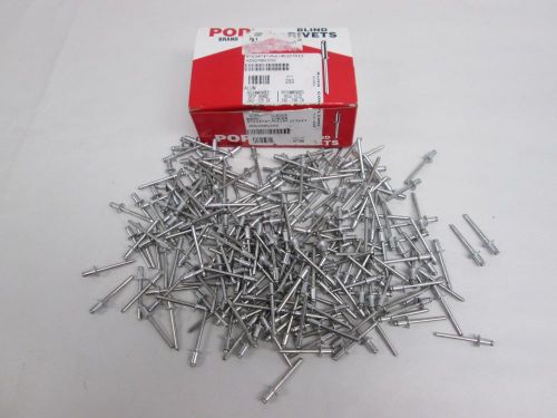 Lot 250 new pop ad62abs200 rivet aluminum 0.063-0.125in 0.192-0.196in  d316390 for sale