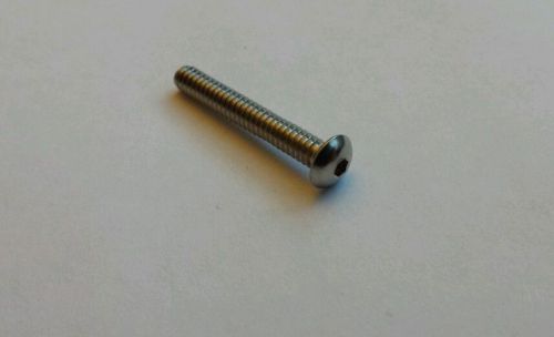 6/32 X 1&#034; Stainless Steel Button Head Socket Cap Screws (Bag of 100)