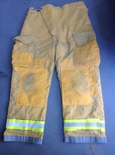 38x30  - GLOBE Pants-  FIREFIGHTER TURNOUT Bunker Gear - Nomex Liner #1