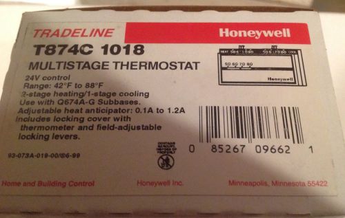 Honeywell  t874c 1018 multistage thermostat  **new** for sale