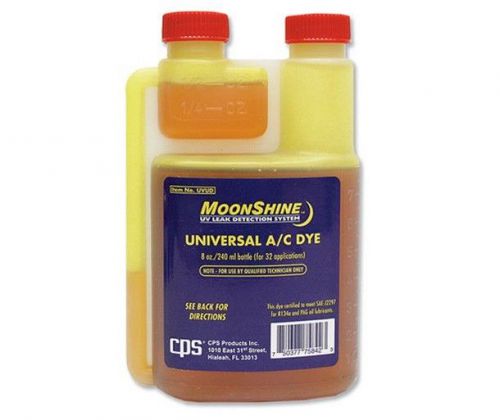CPS Moonshine UV Leak Detection 8oz. Universal Dye Bottle w/ Built-in Measuring