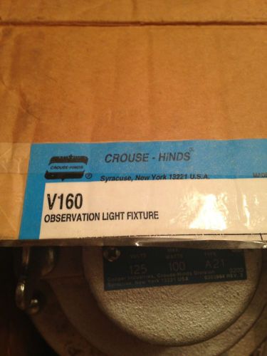 Crouse hinds  v160 tank observation light for sale