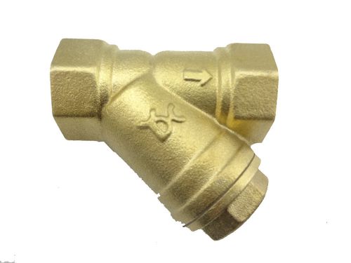 1 pcs of 1” dn25 brass y type strainer valve connector fitting for sale