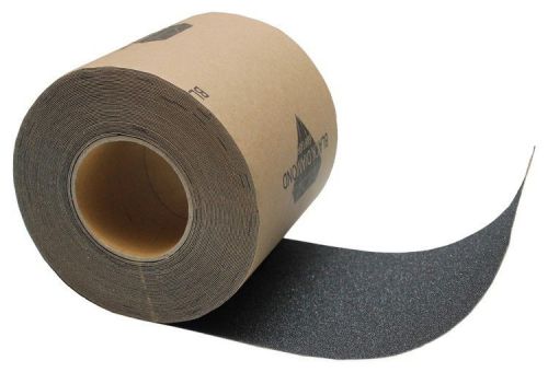 6&#034; x 60&#039; black safety griptape non skid grit for stairs &amp; more anti slip grip for sale