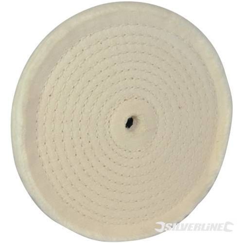 150mm silverline spiral stitched buffing wheel polishing metals to high finish for sale