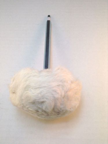 Cotton polishing buffs 4&#034; mushroom head 6&#034; shank with 1/4&#034; hex end for sale