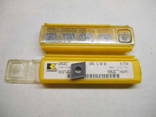 Kennametal carbide inserts , cnmg 432 ,  kc7310 , 6 inserts for sale
