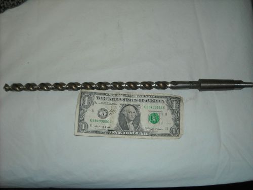 US made extra long .484 drill bit with Morse 2 taper