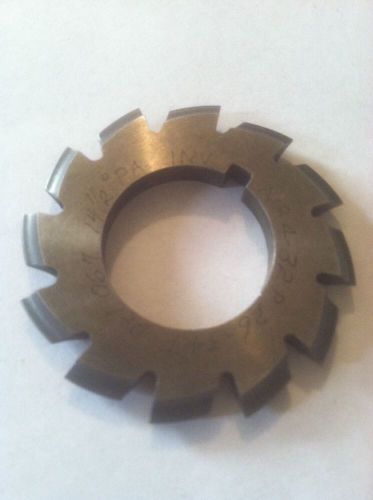 Used INVOLUTE GEAR CUTTER #4 32P 26-34T 14.5PA 7/8&#034;bore HS NATIONAL