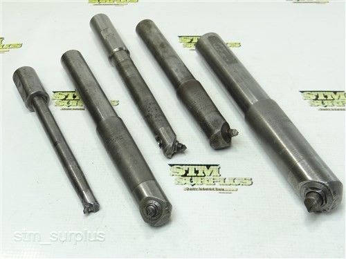 Nice lot of 5 hss devlieo microbore boring bars 1/2&#034; to 1-5/16&#034; for sale