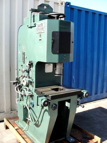 12 ton dake norta-matic norton high sppeed hydraulic c frame press (0c343) for sale