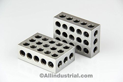 New bl-246 pair of 2&#034; x 4&#034; x 6&#034; precision steel 2-4-6 blocks for sale