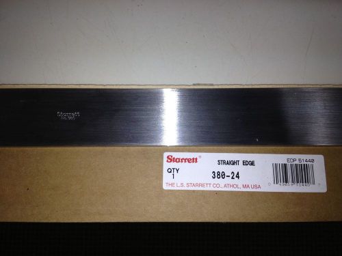 Starrett 24&#034; straight edge no bevel 380-24 for sale