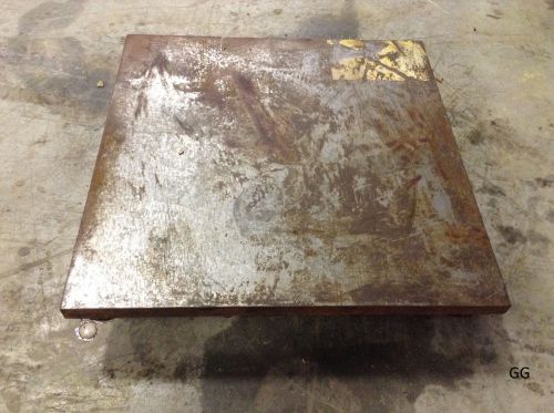 Steel Inspection Surface Plate Bench Table Top 18-1/4&#034; x 18-1/4&#034;
