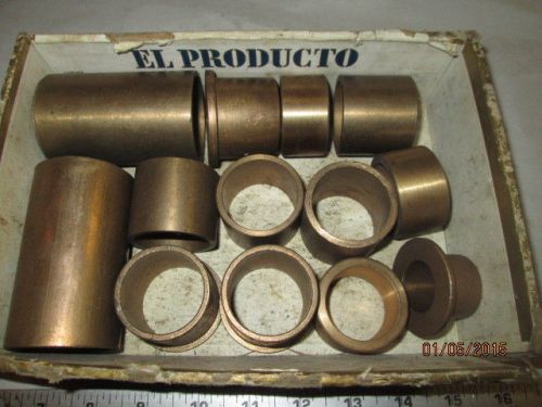 MACHINIST TOOLS LATHE MILL Lot of Machinist Bronze or Oilite Bushing s LARGE
