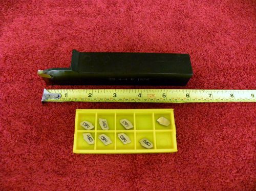 EXTERNAL NOTCH SELF GRIP GROOVING/CUT OFF TOOL HOLDER #25.4-4R WITH INSERTS
