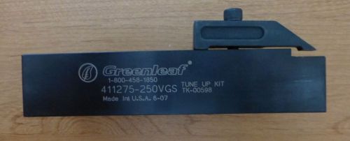 Greenleaf carbide insert holders, 41275-250vgs, deep d.o.c. g/p toolholder used for sale