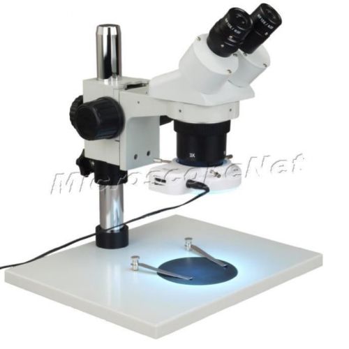 OMAX 10X-20X-30X-60X Stereo Binocular Microscope+64 LED Ring Light