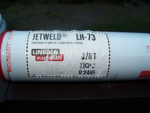 9  Lbs: Lincoln Electric Jetweld LH-73 1/8&#034;  Welding Rods