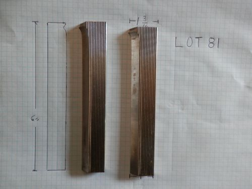 Lot 081 - Large Base Moulding Knive - Corrugated Shaper Moulder Steel