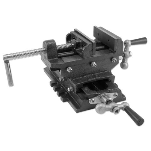 4&#034; cross drill press vise slide metal milling 2 way x-y clamp machine heavy duty for sale