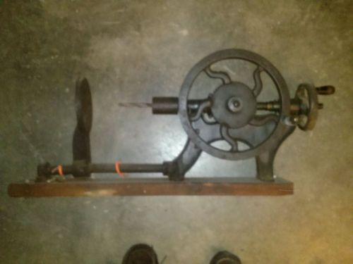 wall mounted hand operated drill press antique