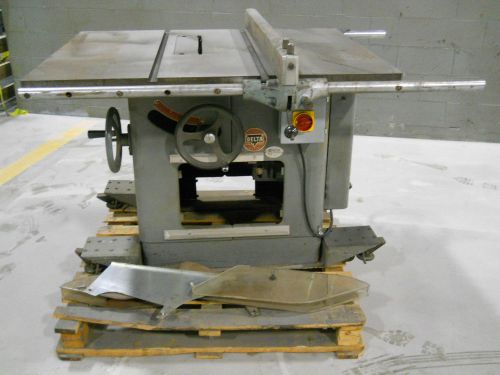 DELTA ROCKWELL 3 PHASE INDUSTRIAL WOODWORKING TABLE SAW