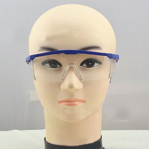 New Dental Protective Eye Goggles Safety Glasses Blue Frame for Dentists Lab CE