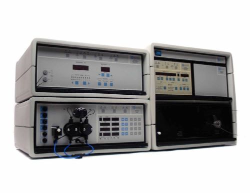 Dionex liquid chromatography detector system lcm-3, ped-1, vdm-2 &amp; gradient pump for sale