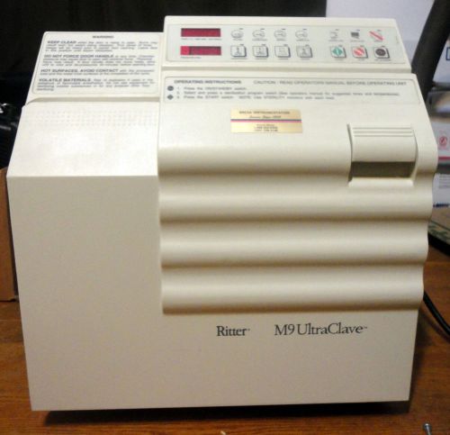 Ritter M9 Ultra Clave Autoclave Sterilizer