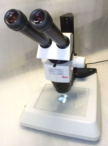 Leica m80 microscope w achro 1.25x objective; light base mdg33 with warranty for sale