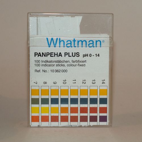 Whatman ph 0-14 indicator papers cca 90 strips for sale