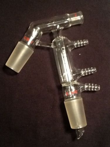 Kimble chase short path distillation head 29/42 joints 14/20 thermostat joint for sale
