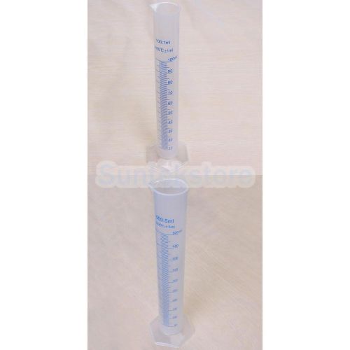 100ml +500mlgraduated laboratory lab test measuring cylinder transparent for sale