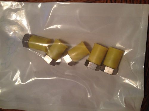 LOT OF 5 NEW SWAGELOK SS-4-VCO-1-BL BLIND BODY FACE SEAL FITTINGS 1/4&#034; VCO ORING